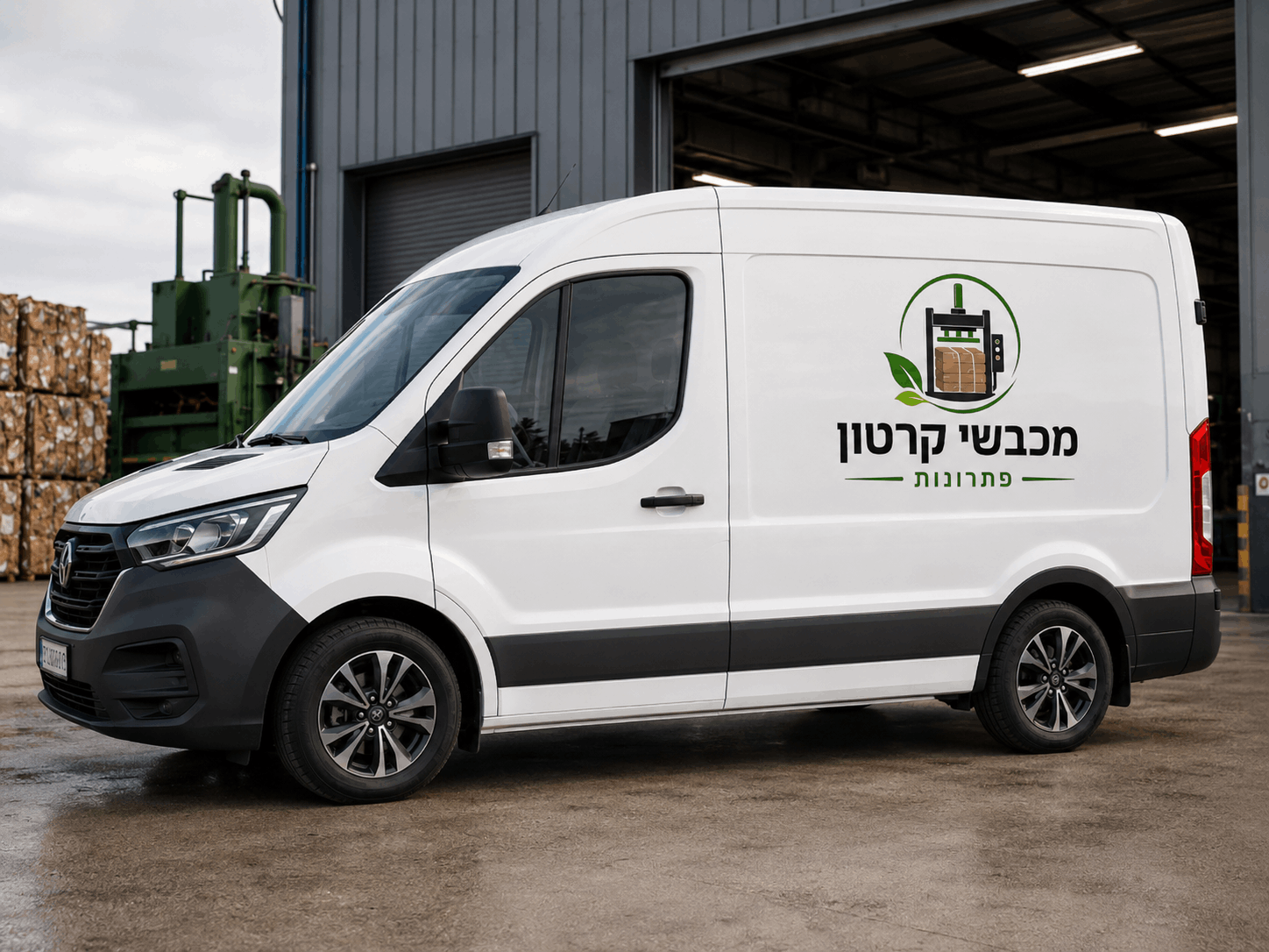 ניידת שירות מכבשי קרטון